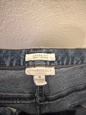 Charter Club Women's High-Rise Jeans in Light Blue Denim